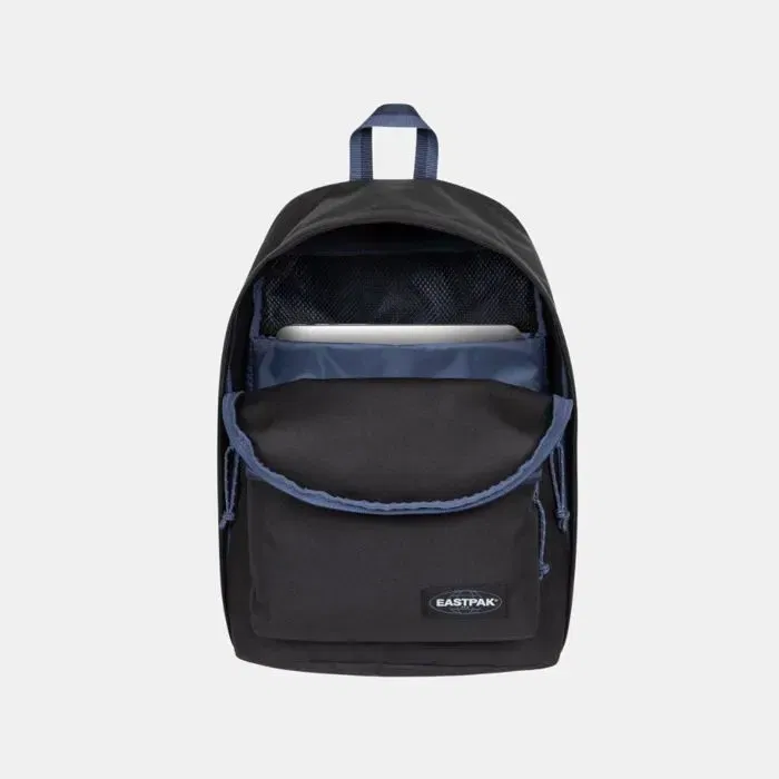 Eastpak Sac à dos Out Of Office Krontast Prep Black - Grand format, poche avant, housse pour ordinateur portable - Noir