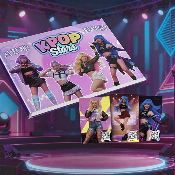 Bizak - Album avec 6 Photocards K-pop Édition Limitée - Format 29,7x21 cm