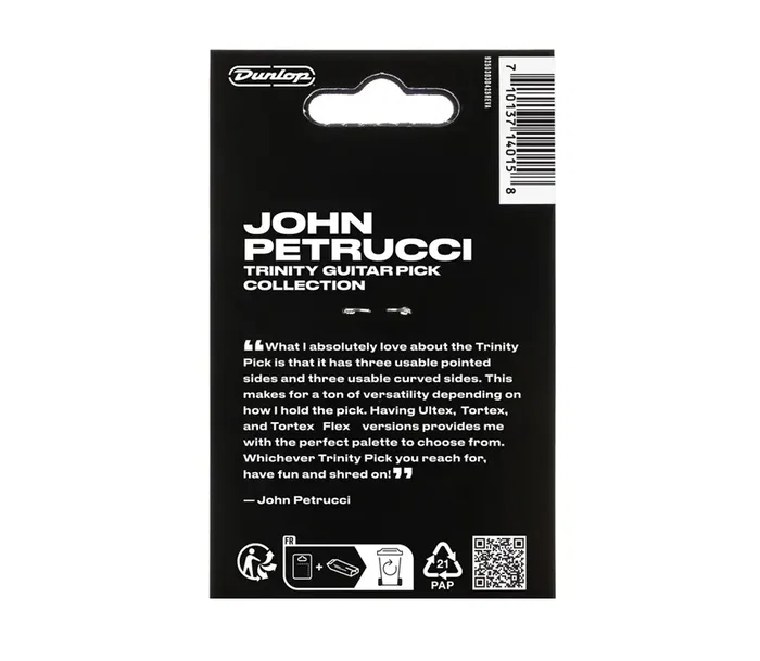 Dunlop Pack Variety John Petrucci Trinity - Lot De 6 Médiators Dunlop Pack Variety John Petrucci Trinity - Lot De 6 Médiators