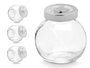 Vivalto Set de 4 pots à épices en verre 200 ml transparent 27 x 8,5 x 8,5 cm (Set de 24)