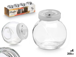 VIVALTO Set de 4 épiciers 200ml