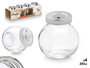 Vivalto Set de 4 pots à épices en verre 200 ml transparent 27 x 8,5 x 8,5 cm (Set de 24)