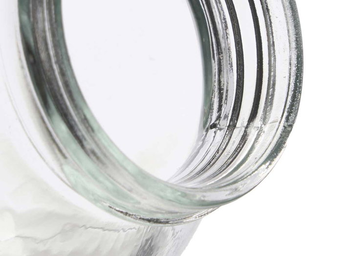 Vivalto Set de 4 pots à épices en verre 200 ml transparent 27 x 8,5 x 8,5 cm (Set de 24)