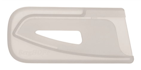 Leo 3950107 Couteau de cuisine pour légumes vert avec éplucheur, 11 cm, lame antiadhésive, manche ergonomique et gaine de protection