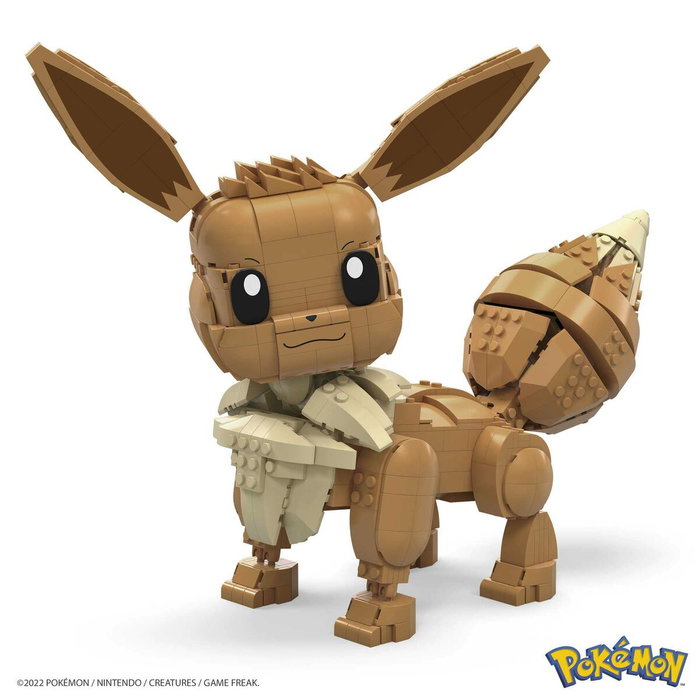 Mega Construx Pokémon Évoli Géant 28cm - 845 Pièces