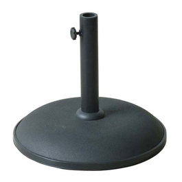 Marbueno Base Sombrilla Ronde en Ciment 41,5x35 cm 15 kg Noir Jardin Piscine Terrasse 10447
