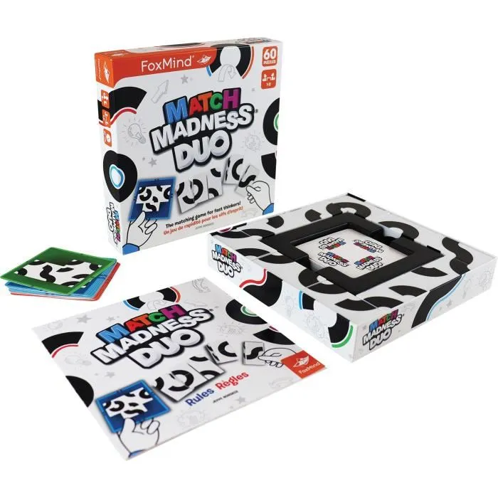 Asmodee Déblok Expert - Jeu de société en duo de motifs à blocs, 3 niveaux de difficulté, à partir de 8 ans - Version française