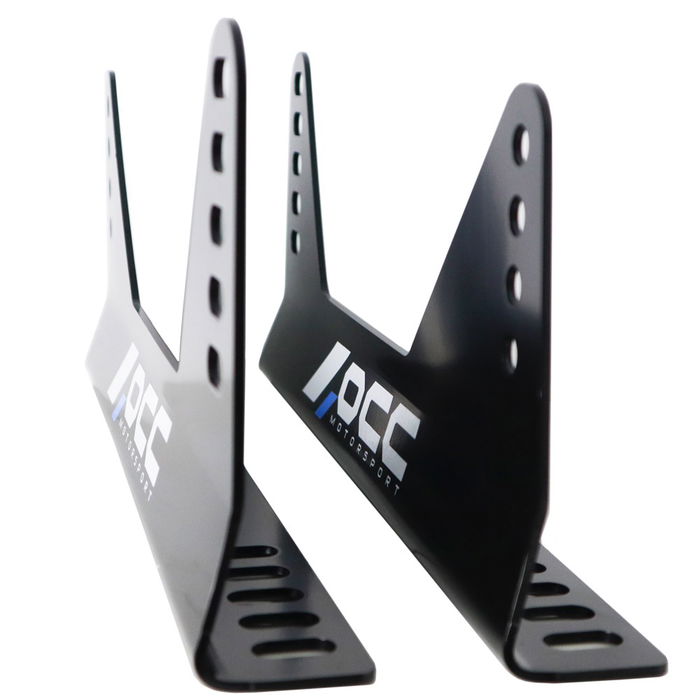 Occ Motorsport Base Lateral Occbas0010 Fixation Latérale Siège Acier Réglable Paire 1.5 Kg FIA