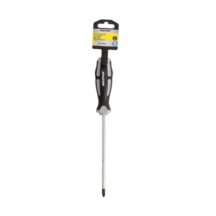 WOLFPACK LINEA PROFESIONAL Tournevis Pozidriv PZ 2 x Ø 6 x 150 mm