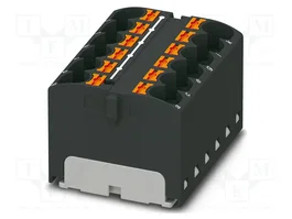 PHOENIX CONTACT PTFIX 12X4 BK Connecteur pour rail 32A 450V