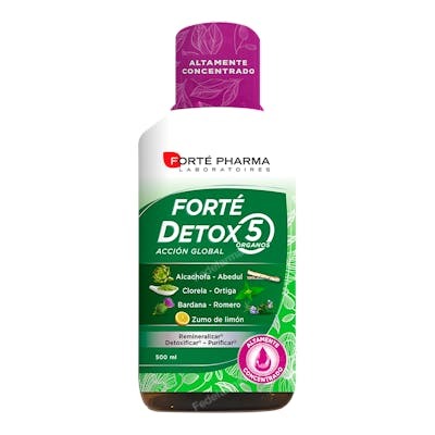 Forté Pharma Forté Detox 5 Organes Citron 500 ml