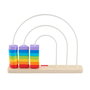 Fisher-Price Abaque en Bois Éducatif, 21 Perles de Couleurs et Formes, Jouet pour Apprendre à Compter et Motricité Fine, Dès 3 Ans - Réf. Jfg15