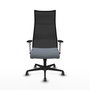 Piqueras y Crespo Chaise de Bureau Albacete Gris et Noir