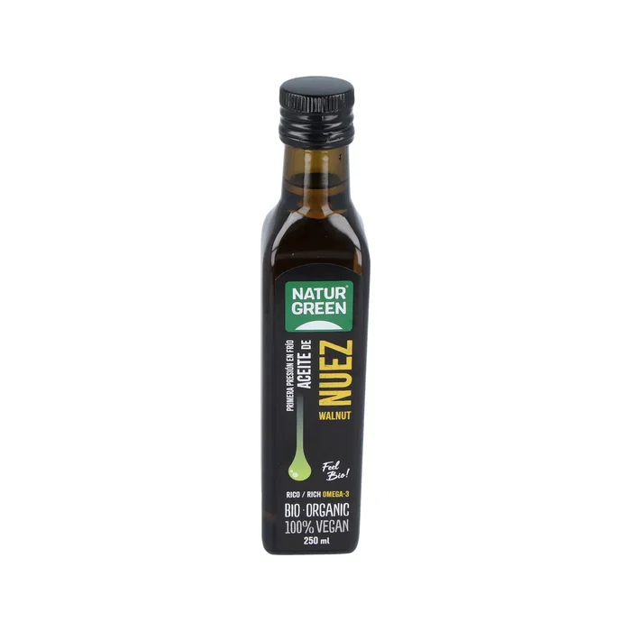 Naturgreen Huile de Noix 1ère Pression à Froid 250 ml Bio Naturgreen Huile de Noix 1ère Pression à Froid 250 ml Bio