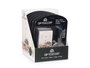 Giftdecor Horloge Autocollante 60 cm Chiffres Satiné Argent Plastique EVA/PET/PP (Set de 12)