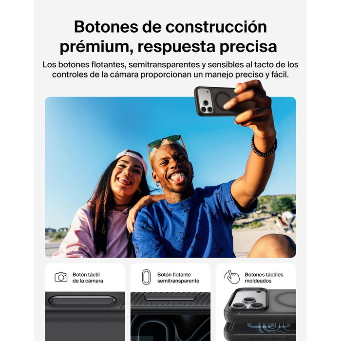 Belkin Protection pour iPhone 17 Pro Noir Belkin Protection pour iPhone 17 Pro Noir