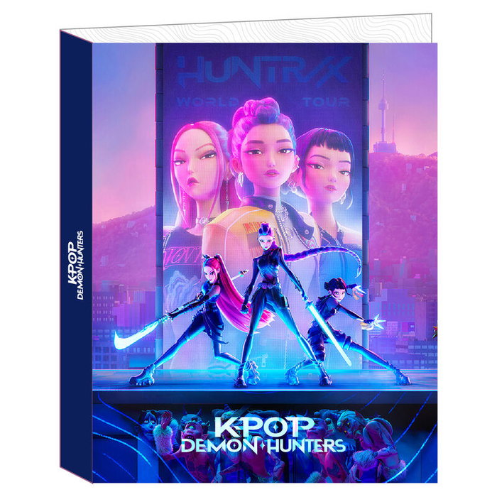 Safta Carpeta Folio 4 Ani.Mixtas K-Pop Demon Hunters - Stationery 26,5X33X4Cm