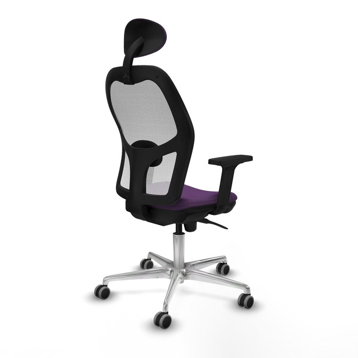 Piqueras y Crespo Chaise de Bureau 2D086G1 Violet avec Appui-tête Piqueras y Crespo Chaise de Bureau 2D086G1 Violet avec Appui-tête
