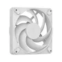 Fractal Design Momentum 12 Ventilateur PC Blanc, Roulement Dynamique Fluide FDB, Contrôle PWM, Réduction du Bruit, 120 mm