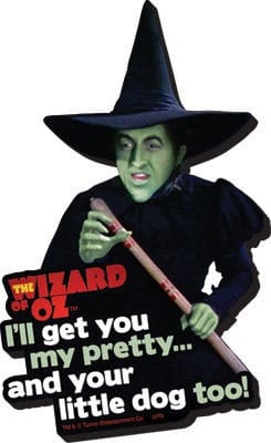 Le Magicien d'Oz aimant Funky Chunky I'll Get You... Le Magicien d'Oz aimant Funky Chunky I'll Get You...