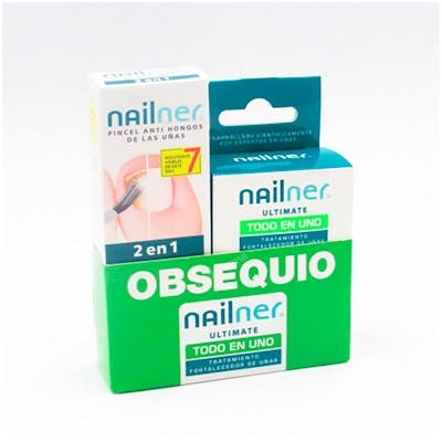 Nailner Brosse 2 en 1 Anti-fongique et Durcisseur