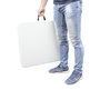 SATURNIA Table Pliante Rectangulaire HDPE Blanc 122x61x74 cm