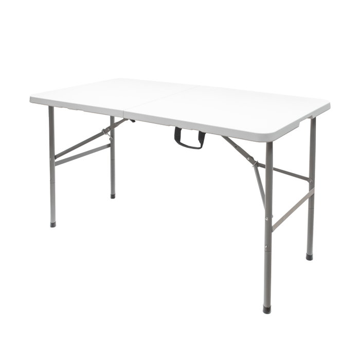 SATURNIA Table Pliante Rectangulaire HDPE Blanc 122x61x74 cm SATURNIA Table Pliante Rectangulaire HDPE Blanc 122x61x74 cm