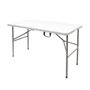 SATURNIA Table Pliante Rectangulaire HDPE Blanc 122x61x74 cm
