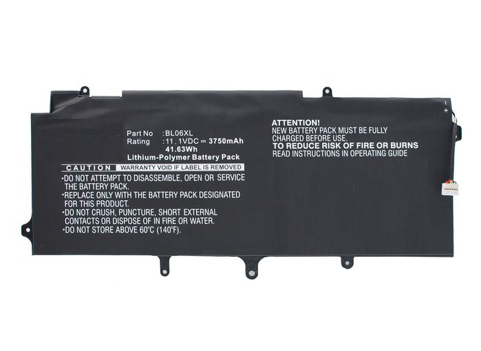 CoreParts Batterie portable 41.62 Wh Li-Pol 11.1V 3750 mAh Noir - Pour HP EliteBook 1040, Folio 1040 G1, Folio 1040 G2 CoreParts Batterie portable 41.62 Wh Li-Pol 11.1V 3750 mAh Noir - Pour HP EliteBook 1040, Folio 1040 G1, Folio 1040 G2
