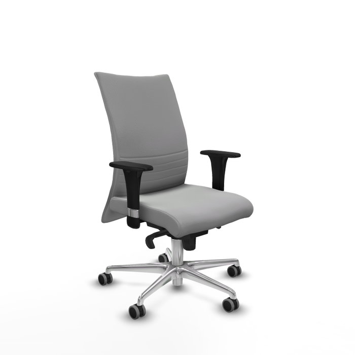 Piqueras Y Crespo Silla Albacete confidente, mécanisme synchrone, Gris clair Piqueras Y Crespo Silla Albacete confidente, mécanisme synchrone, Gris clair