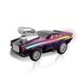 Tachan Voiture Télécommandée Rétro Swing Noir 2.4G avec LED Multicolores - Modèle RC Drift Grandes Roues - Jouet pour Enfants 3 ans et plus