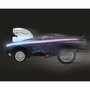 Tachan Voiture Télécommandée Rétro Swing Noir 2.4G avec LED Multicolores - Modèle RC Drift Grandes Roues - Jouet pour Enfants 3 ans et plus