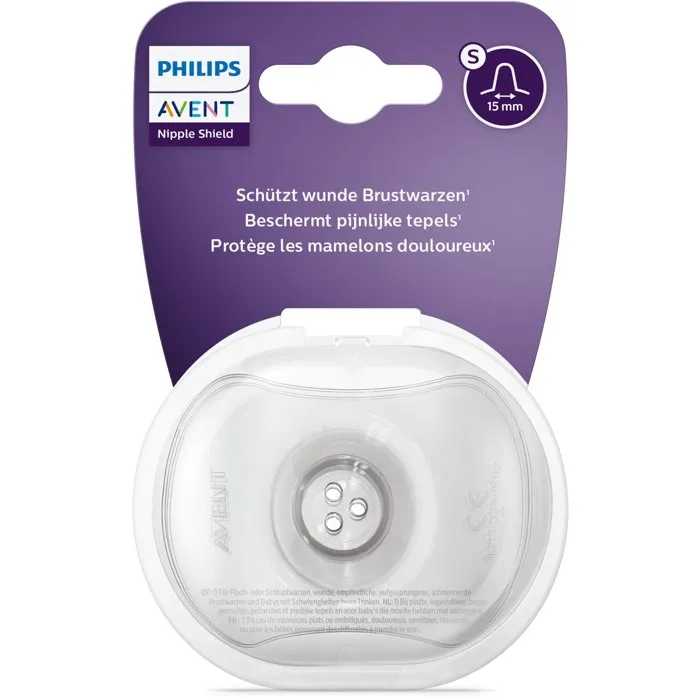Philips Avent Lot de 2 Protège-tétons Petite taille 15 mm Forme papillon