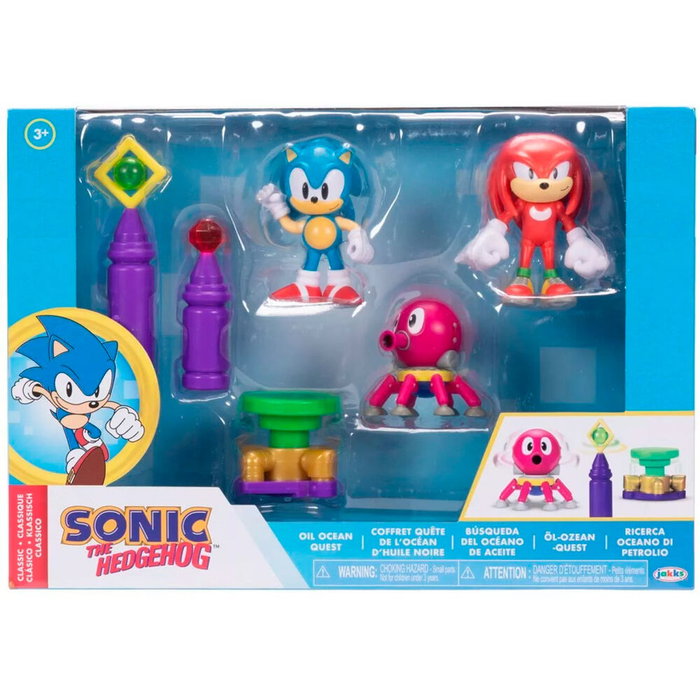 JAKKS PACIFIC Diorama Blister Oil Ocean Sonic the Hedgehog 6cm JAKKS PACIFIC Diorama Blister Oil Ocean Sonic the Hedgehog 6cm