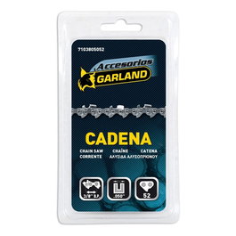 Garland Chaîne de tronçonneuse pour guide 14 pouces / 35 cm, 52 maillons, 3/8 pulg b.p., 1,3 mm thick