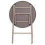 Home Deco Factory Mesa Plegable Beige Elba D.60