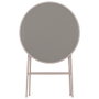 Home Deco Factory Mesa Plegable Beige Elba D.60