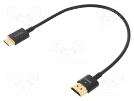 DELOCK Câble HDMI vers mini HDMI 0,25 m, noir