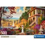 Clementoni Puzzle 500 Pièces Victorian Promenade - 49 x 36 cm - Boîte Compacte avec Poster - Découpes Précises