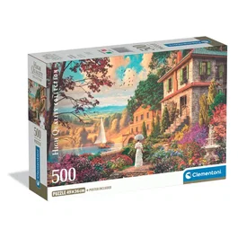 Clementoni Puzzle 500 Pièces Victorian Promenade - 49 x 36 cm - Boîte Compacte avec Poster - Découpes Précises