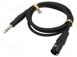 GOOBAY Câble Jack 6,35mm 3pin vers XLR mâle 3pin 1,5m