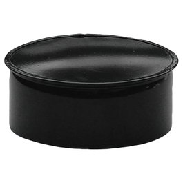 WOLFPACK LINEA PROFESIONAL Couvercle tube poêle noir vitrifié 200 mm