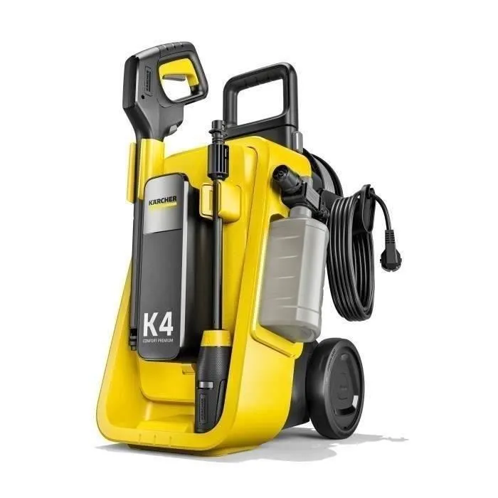 Karcher K 4 Comfort Premium Home - Nettoyeur haute pression - 130 bar - 1800 W - 420 L/h - Enrouleur flexible 8 m