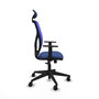 Piqueras y Crespo Chaise de Bureau Motilla Bleu Marine