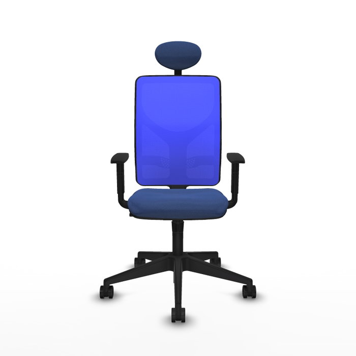Piqueras y Crespo Chaise de Bureau Motilla Bleu Marine