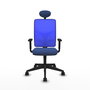 Piqueras y Crespo Chaise de Bureau Motilla Bleu Marine