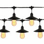 BigBuy Garden Guirlande lumineuse LED Chateau E27 27 x 27 x 17 cm