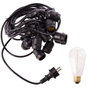 BigBuy Garden Guirlande lumineuse LED Chateau E27 27 x 27 x 17 cm