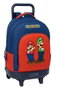 Safta Mochila grande a roulettes compacte detachable Super Mario Mamma Mia 33 x 45 x 22 cm