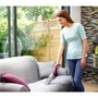 Black + Decker NVC115W-QW Aspirateur à main sans fil Bordeaux, 8 Air Watts, 3,6V 1,5Ah